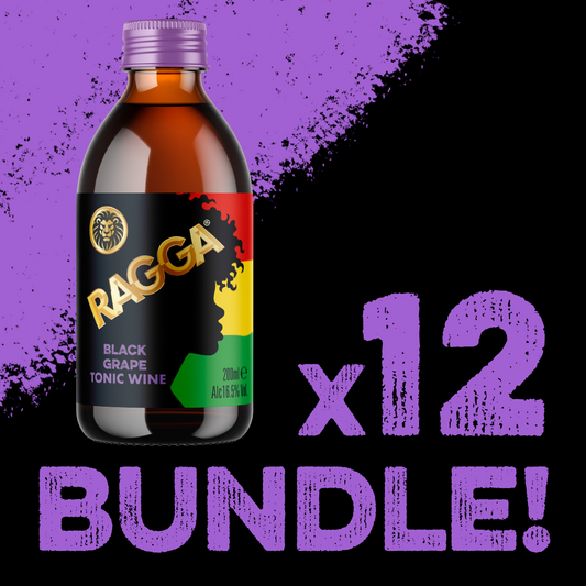 Ragga Tonic Black Grape 12 x 200ml 16.5% Abv